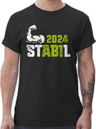 Shirtracer - T-Shirt Herren - Abi Abitur & Abschluss - STABIL - Abi 2024